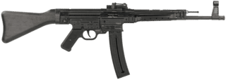 Mauser STG-44 .22 LR Semi-Auto Rifle - 16.5" - Black/Wood Stock